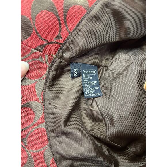 NWOT Y2K Coach Signature Canvas Bucket Hat Size - P/S - Picture 5 of 5